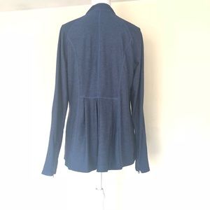 peplum athletic jacket